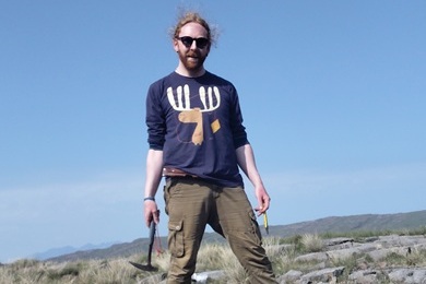Dr Luke Hepworth in the wilds